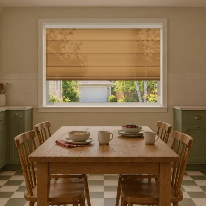 Woven shades